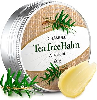 TEA TREE OIL BALM -100% All Natural | Great Cream for Soothing Skin Irritations like Eczema, Psoriasis, Rashes, Insect Bites, Folliculitis, Acne, Itches, Dry Chapped Skin, Heels, Cuticles, and more!