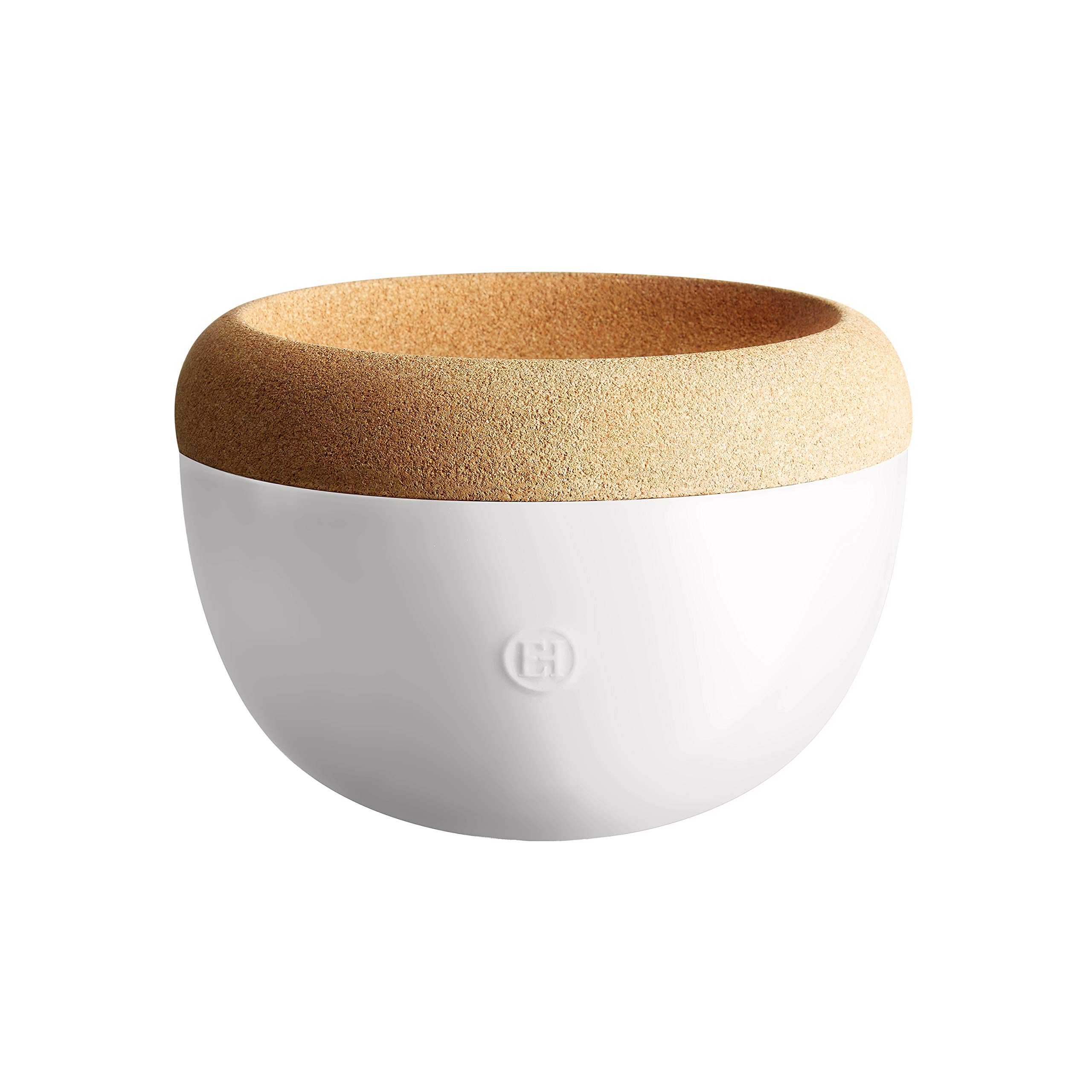 Photo 1 of Emile Henry Made in France Ceramic Deep Food Storage Bowl, 10.6 x 7.3in, Crème