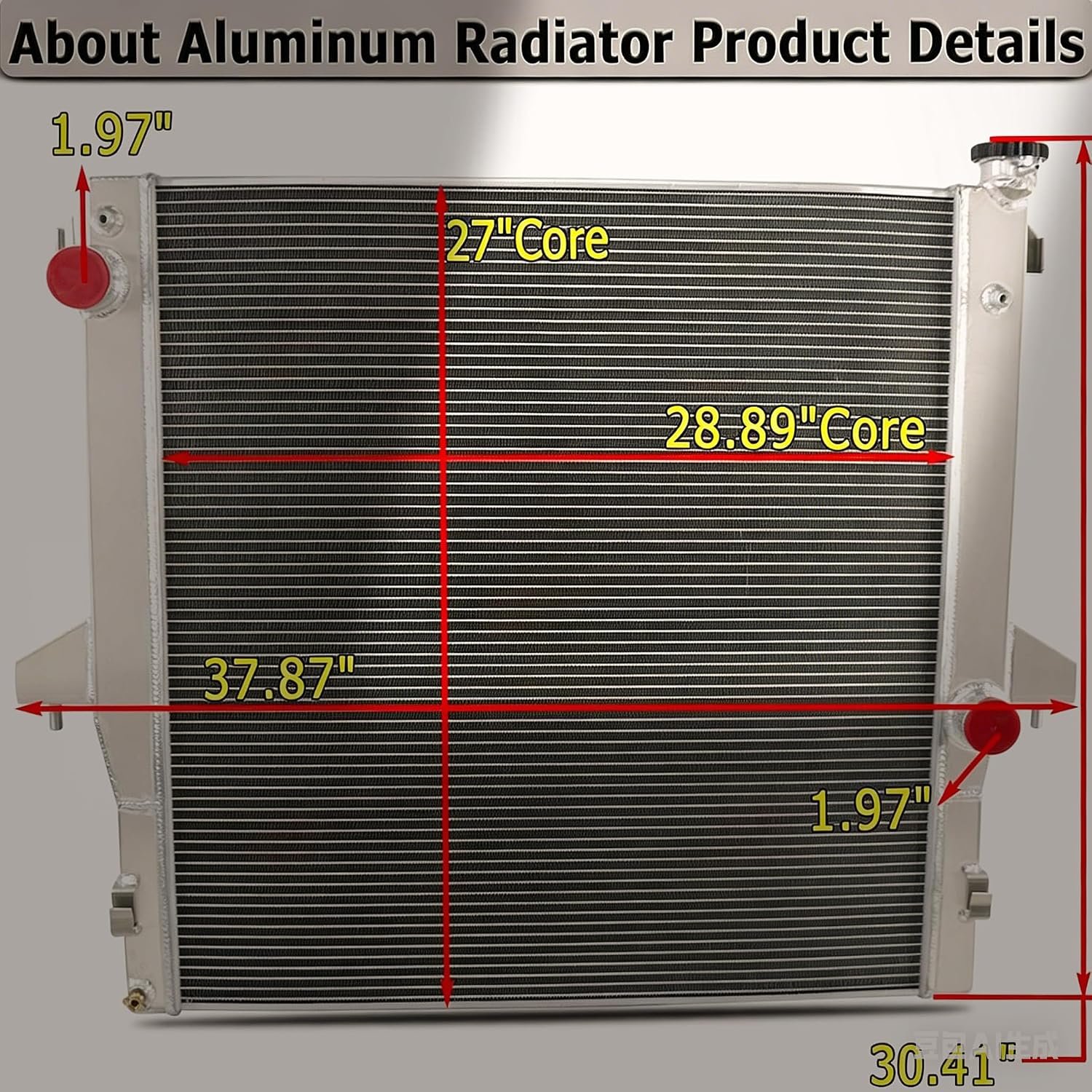 3 Row Radiator For 2003-2009 Dodge Ram 2500 3500 4500 5.9 6.7L DPI2711 L6 Diesel-radiator compatible with 03-09 Dodge Ram 5.9L 6.7L CUMMINS DIESEL2500 3500