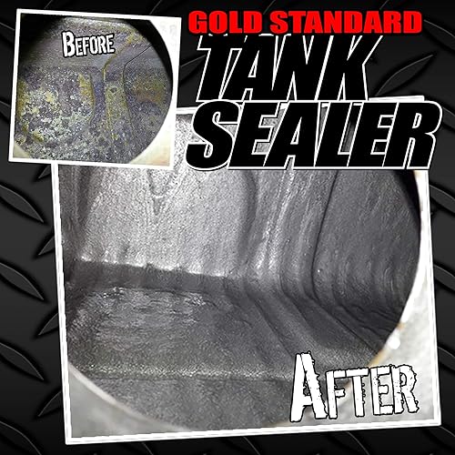 Miniatura 2 de KBS Coatings Sellador de tanque estándar dorado 5200, 8 onzas líquidas, plateado