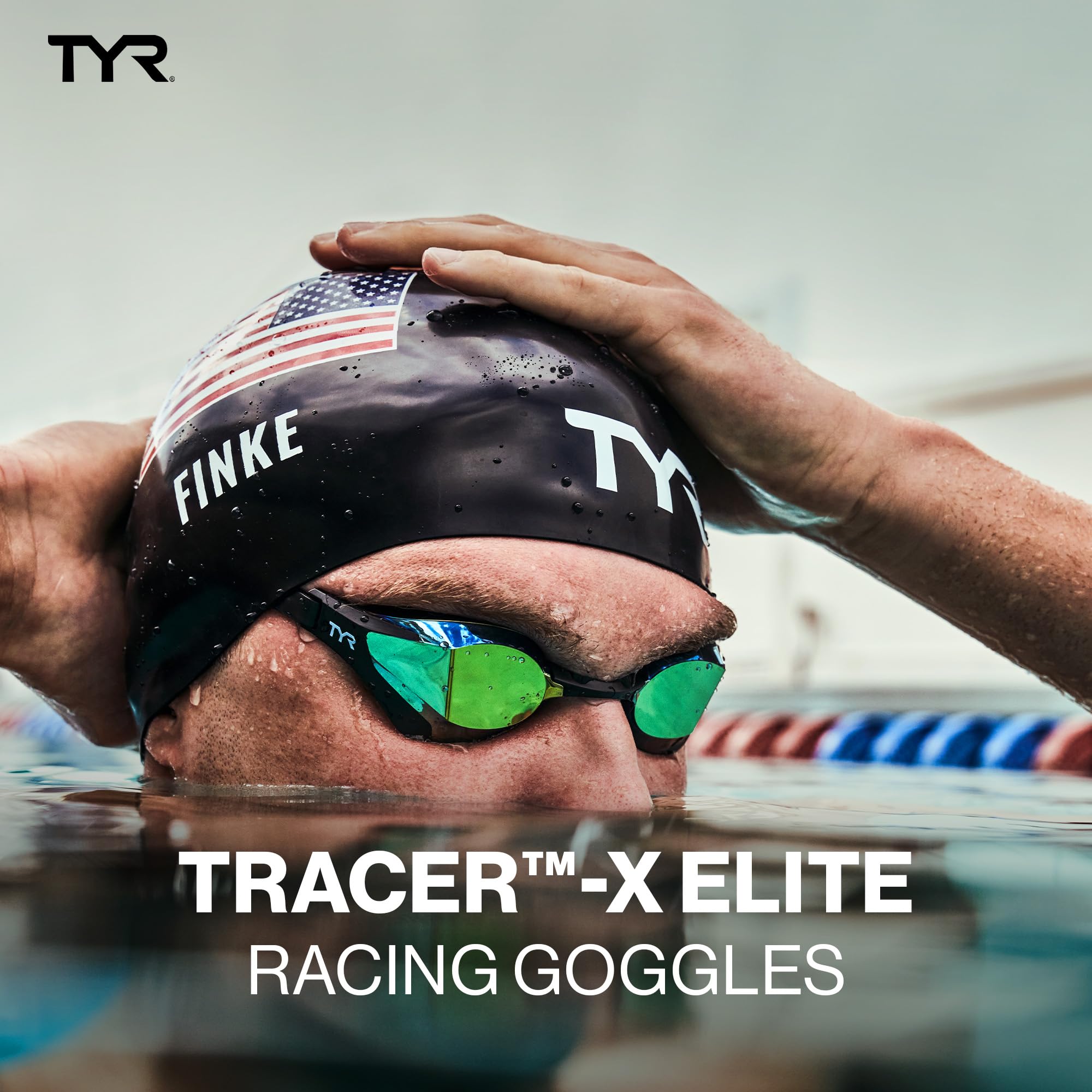 TYR Tracer X Elite Racing Goggle Tracer X Elite occhialino da gara Unisex - Adulto