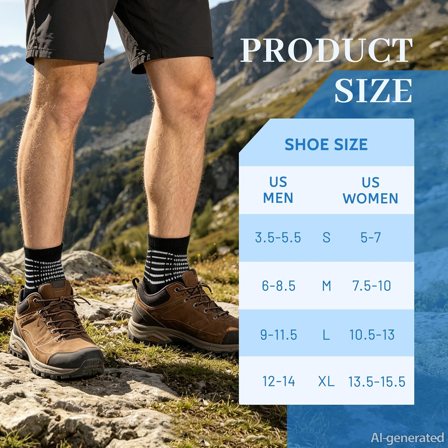 IRAMY Ankle Compression Socks for Men Women Arch Support Athletic Cushioned Moisture Wicking Cotton Socks 3/5 Pairs