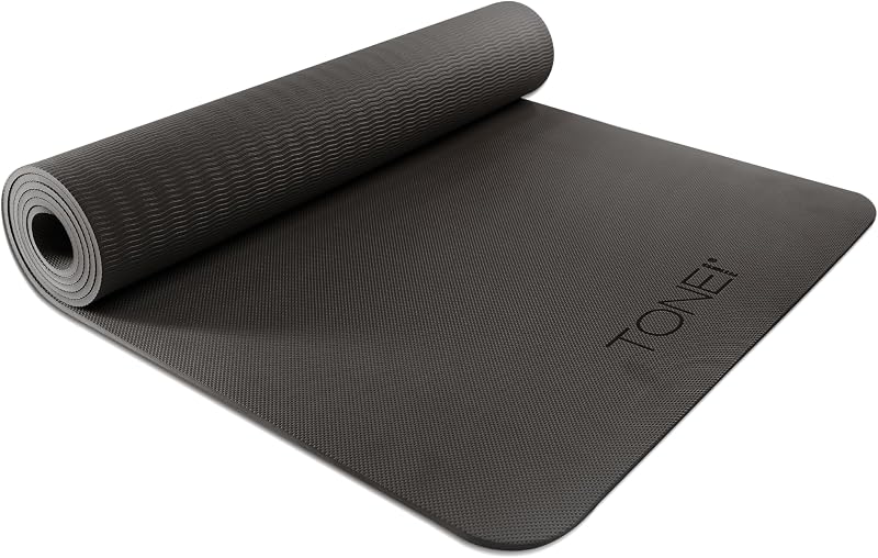 Yoga Mat 1/4" Thick Non Slip Exercise & Pilates Mat for Home Workouts with Carrying Strap | Multiple Options