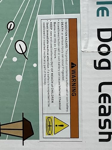 Miniatura 8 de Correa retráctil para perro con luz LED, correa extensible de 16.4 ft para cachorros pequeños y medianos de hasta 55.1 lbs, sistema de freno y