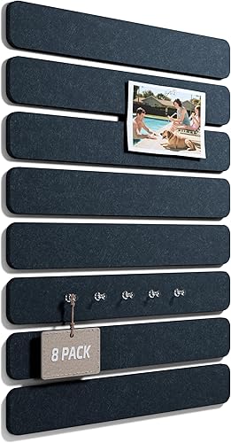 Vista 28 de Fluxynara 6 piezas de decoración de pared con flores de margaritas de fieltro, tablero de anuncios de margaritas para guardería y habitación de Rosa