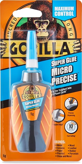 Gorilla 4044700 Super Glue Micro Precise Clear 5g