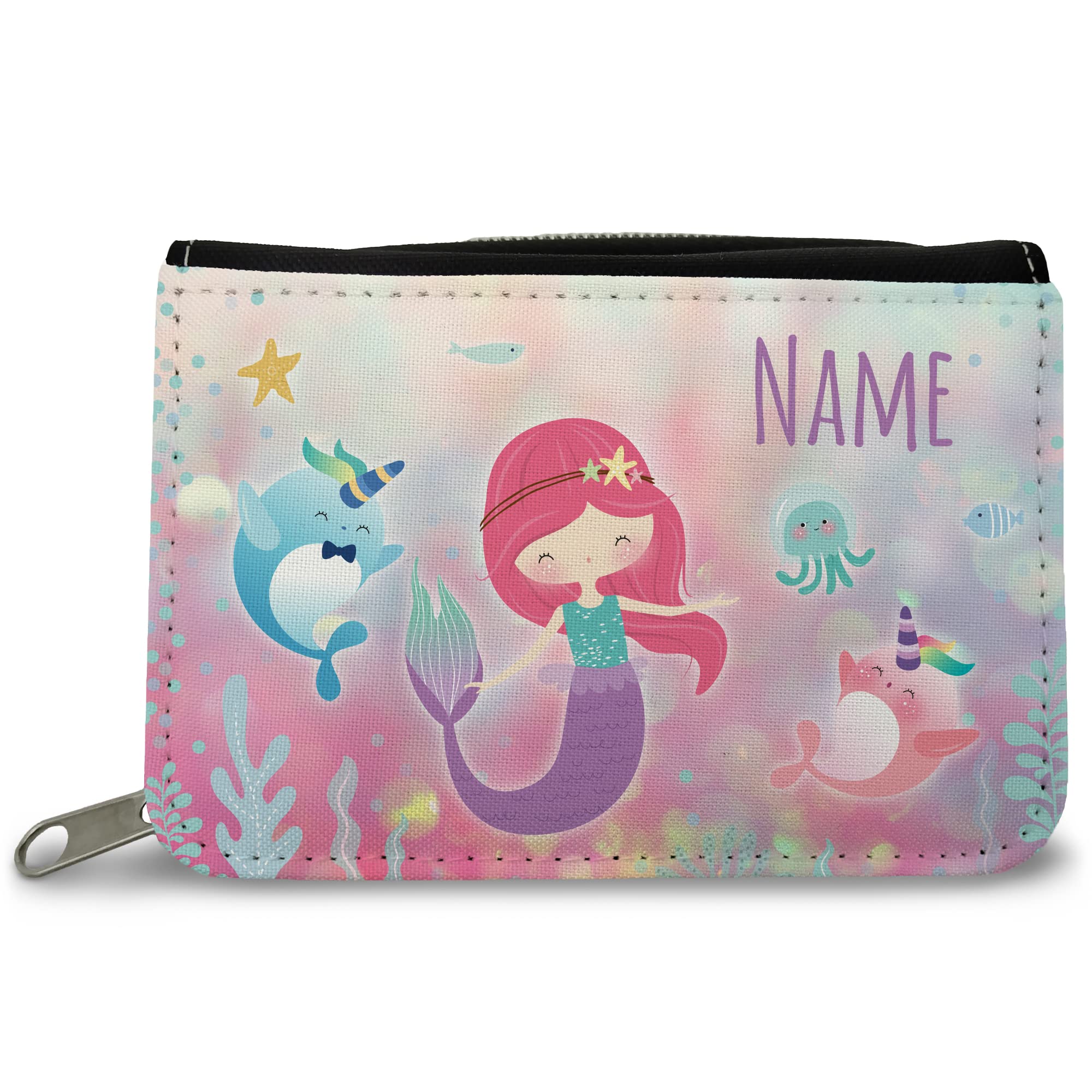 Portafoglio Personalizzato GRAVURZEILE - Design Unicorno Con Nome Bambini - Foto 5