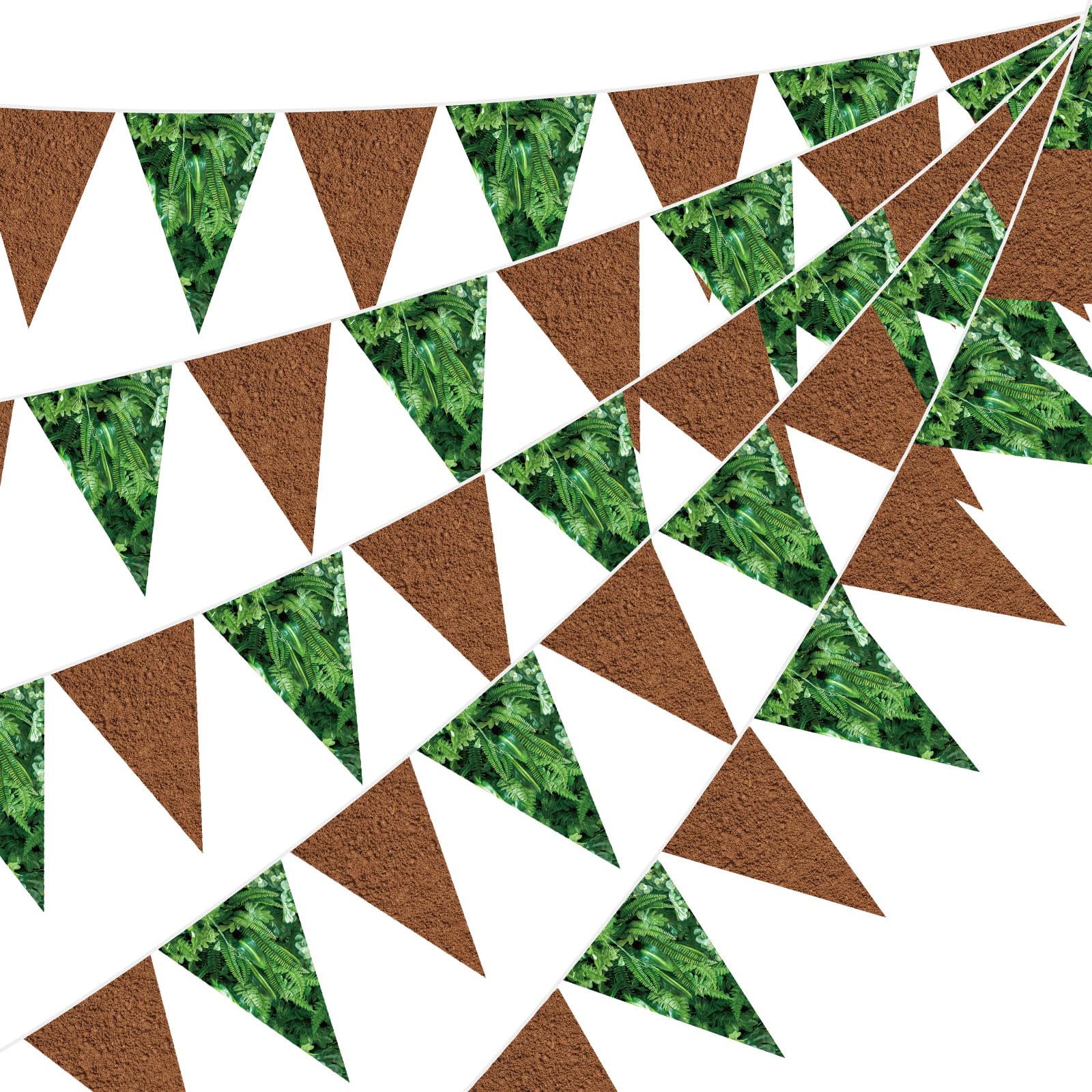 HESTYA 5 Pcs 49 Ft Dinosaur Pennant Banner Jurassic Party Decoration