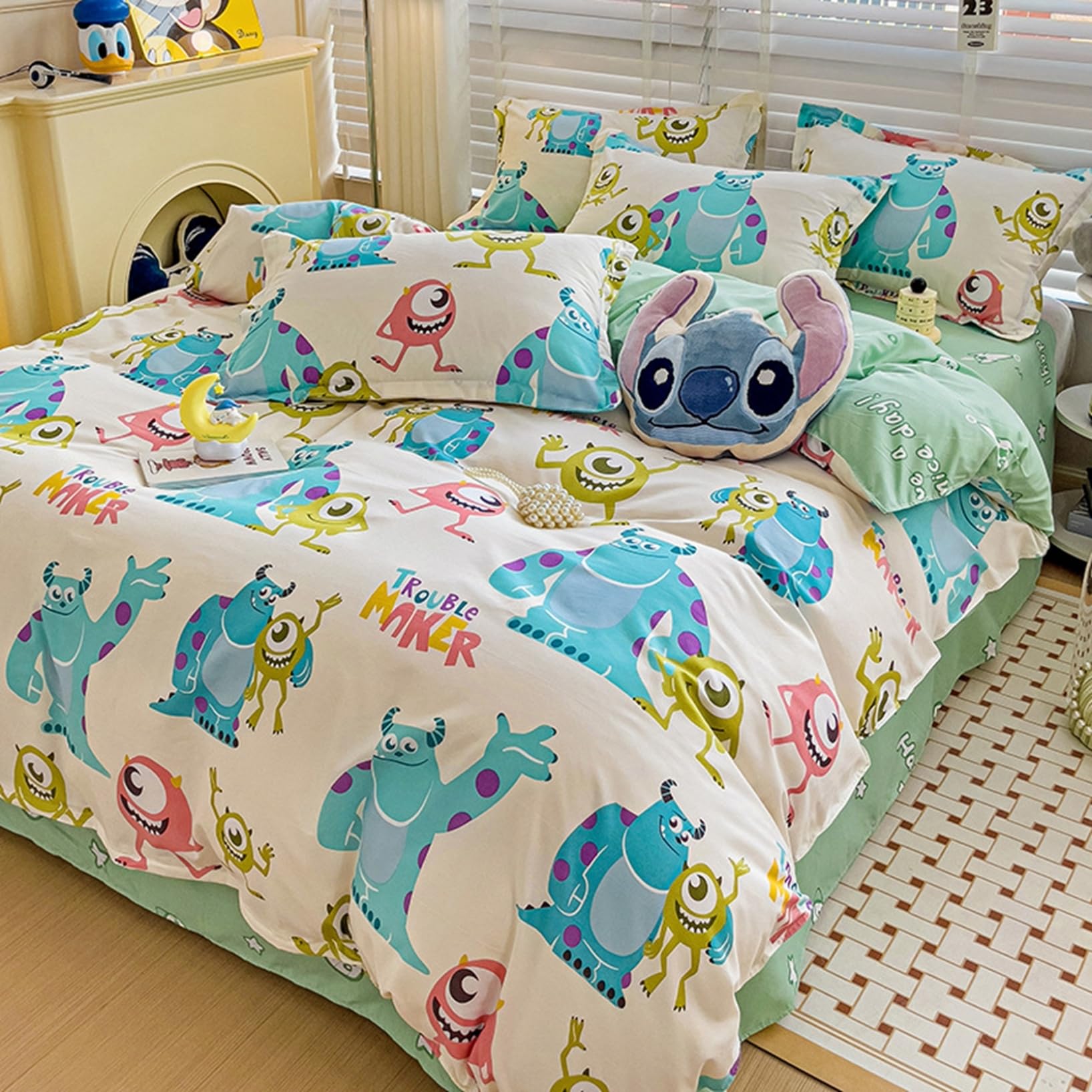 Amazon｜トイ・ストーリー 掛け布団カバー 布団カバー 3点セット 4点