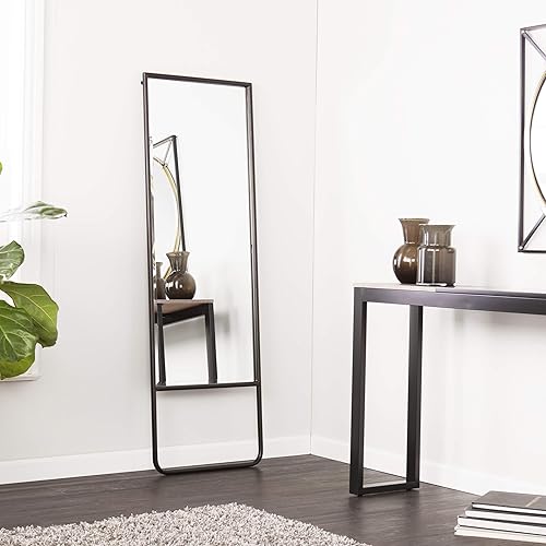 Miniatura 8 de SEI Furniture Holly & Martin Lewis Espejo Inclinado - Estilo Moderno - Negro