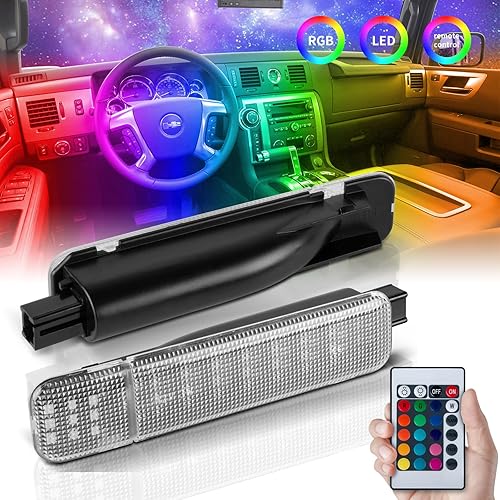 Gempro Panel de puerta LED de cortesía luz interior para puerta compatible con Chevy GMC CK Pickup Suburban Silverado Sierra 1500 2500 3500 Yukon XL