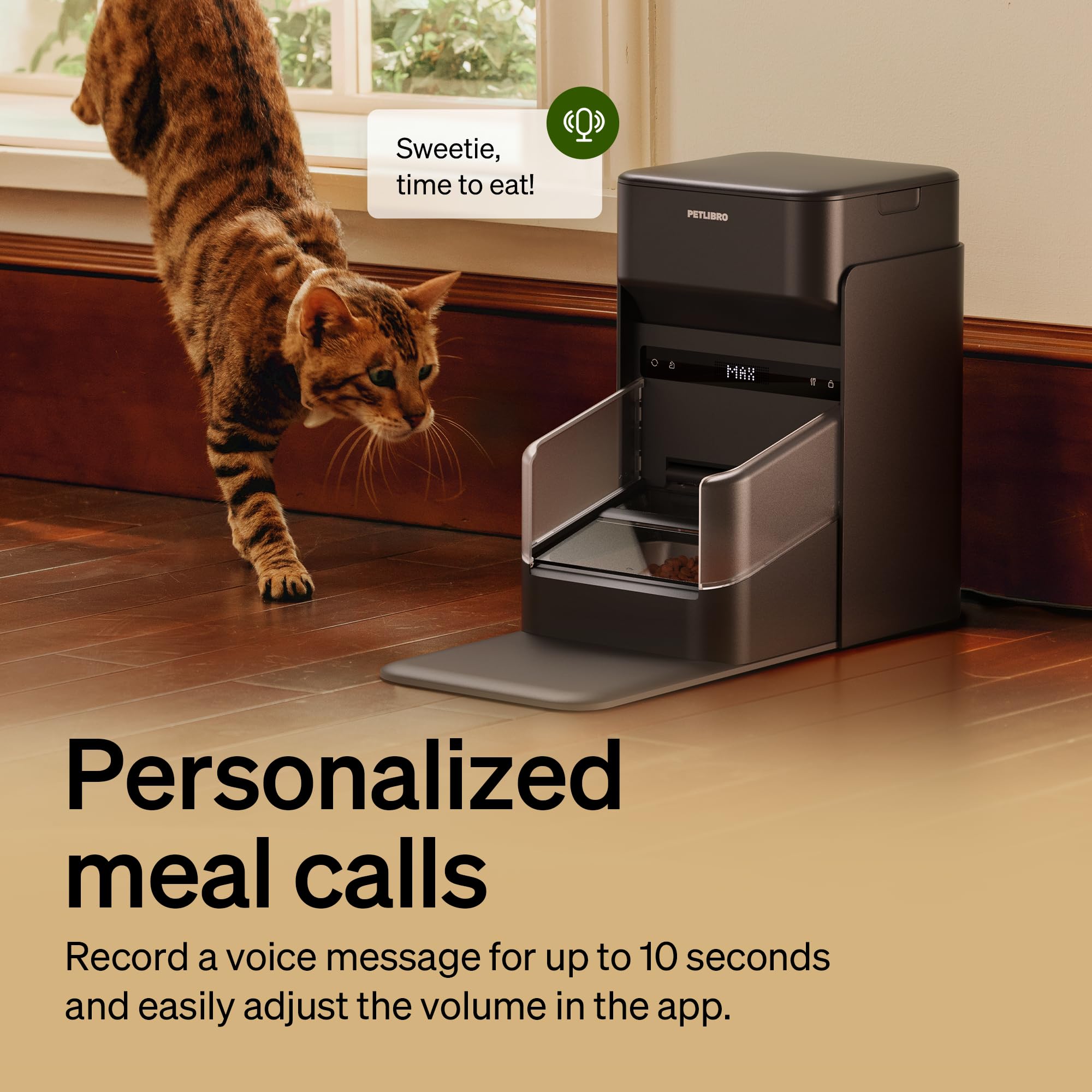 PETLIBRO Alimentadores RFID para Gatos para 2 Gatos, Sensor de Collar para Comidas Personalizadas, reconocimiento de Gatos, Seguimiento de Dieta y antirrobo para hogares multimascotas y Diferentes