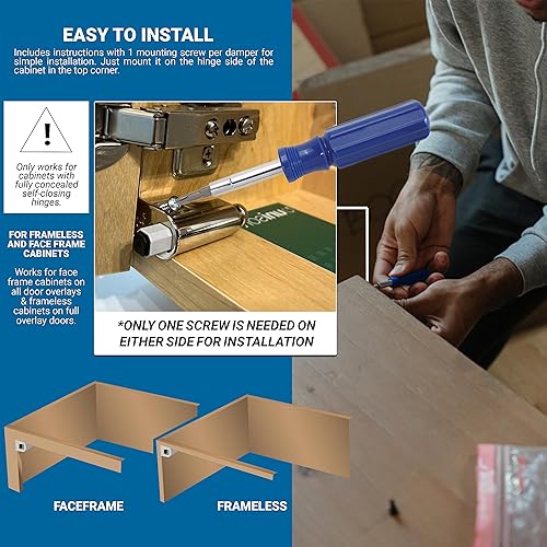 Miniatura 4 de Rok hardware 25 para puertas de gabinetescompactosadaptadorhardwareníquelhinge