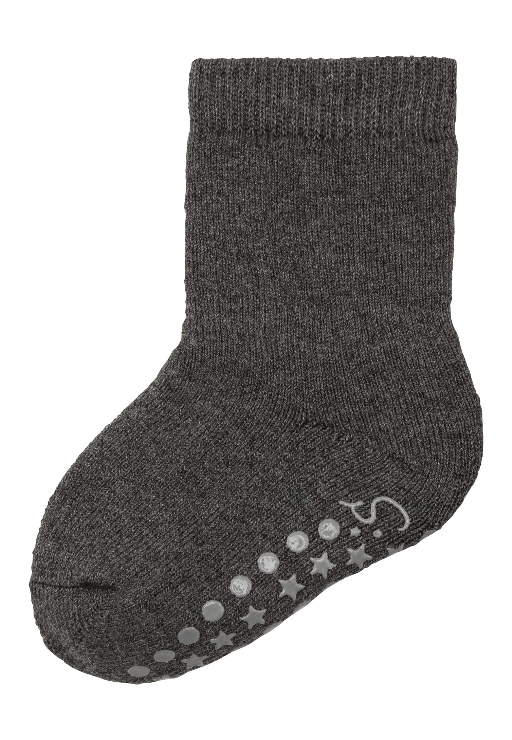 Sterntaler ABS Socken aus Wolle - Kinder Stoppersocken mit Innenfutter - ABS-Motiv auf Sohle - Krabbelsöckchen - Baby und Kinderstrümpfe
