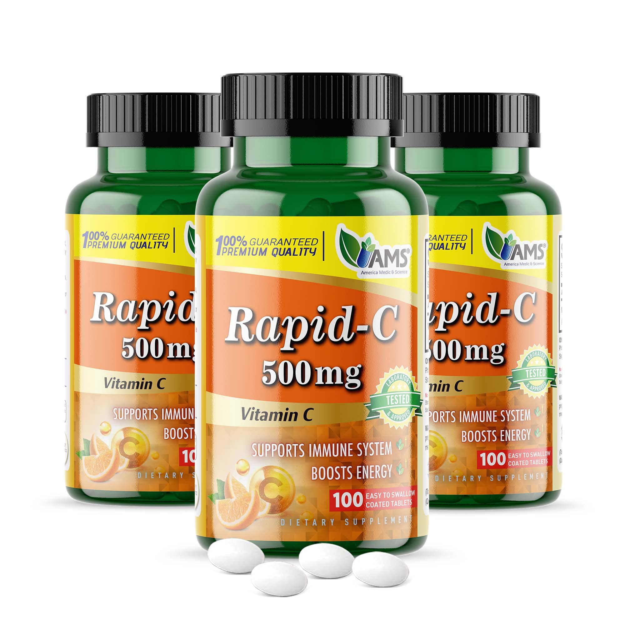 Amazon.com: America Medic & Science Rapid-C 500mg Vitamin C