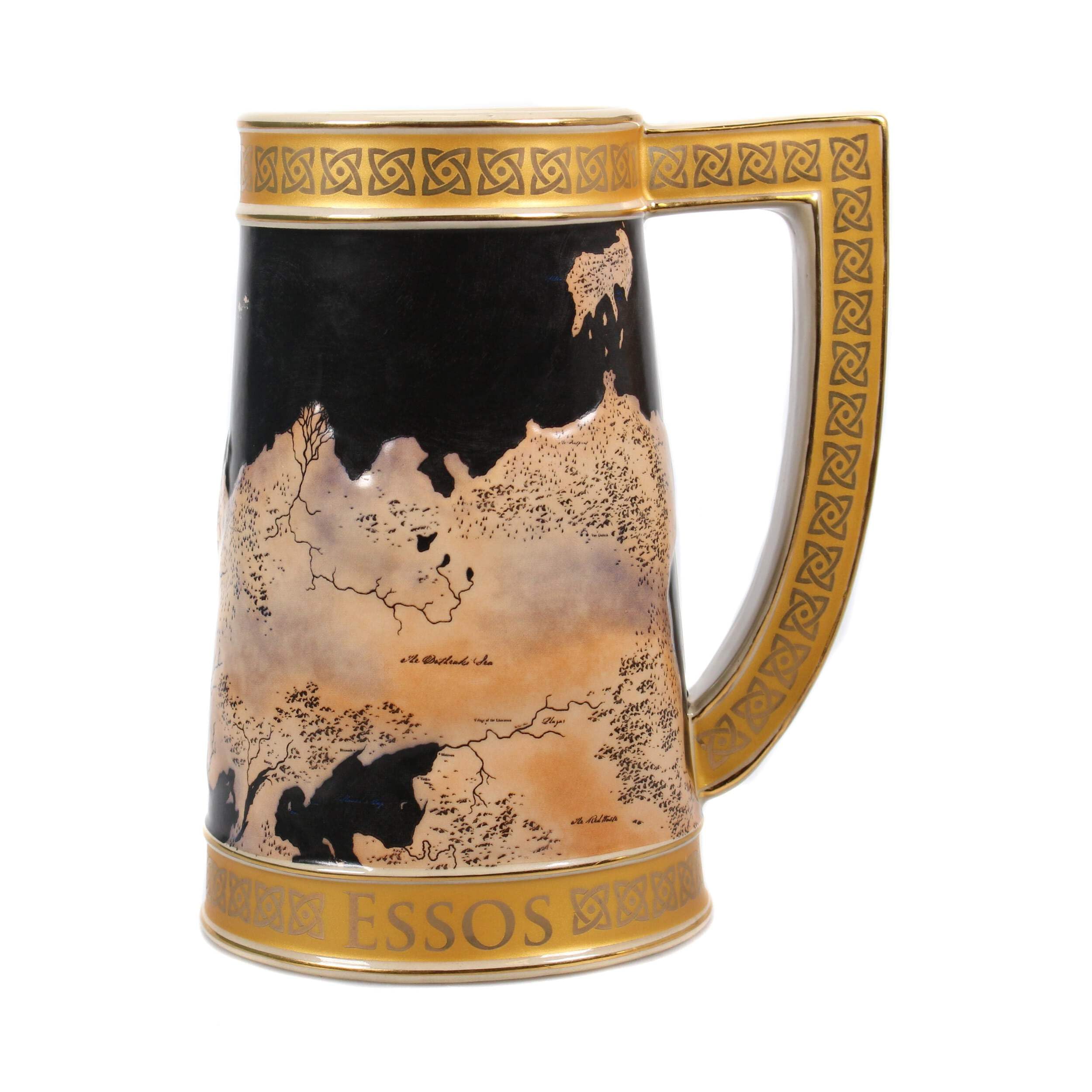 Half Moon Bay Game of Thrones - Shaped Mugs - Game of Thrones Stein Mug - Westeros Map