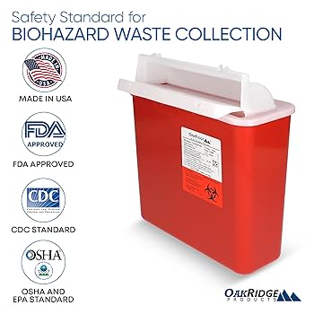 Amazon.com: Oakridge Products Sharps Container for Home Use