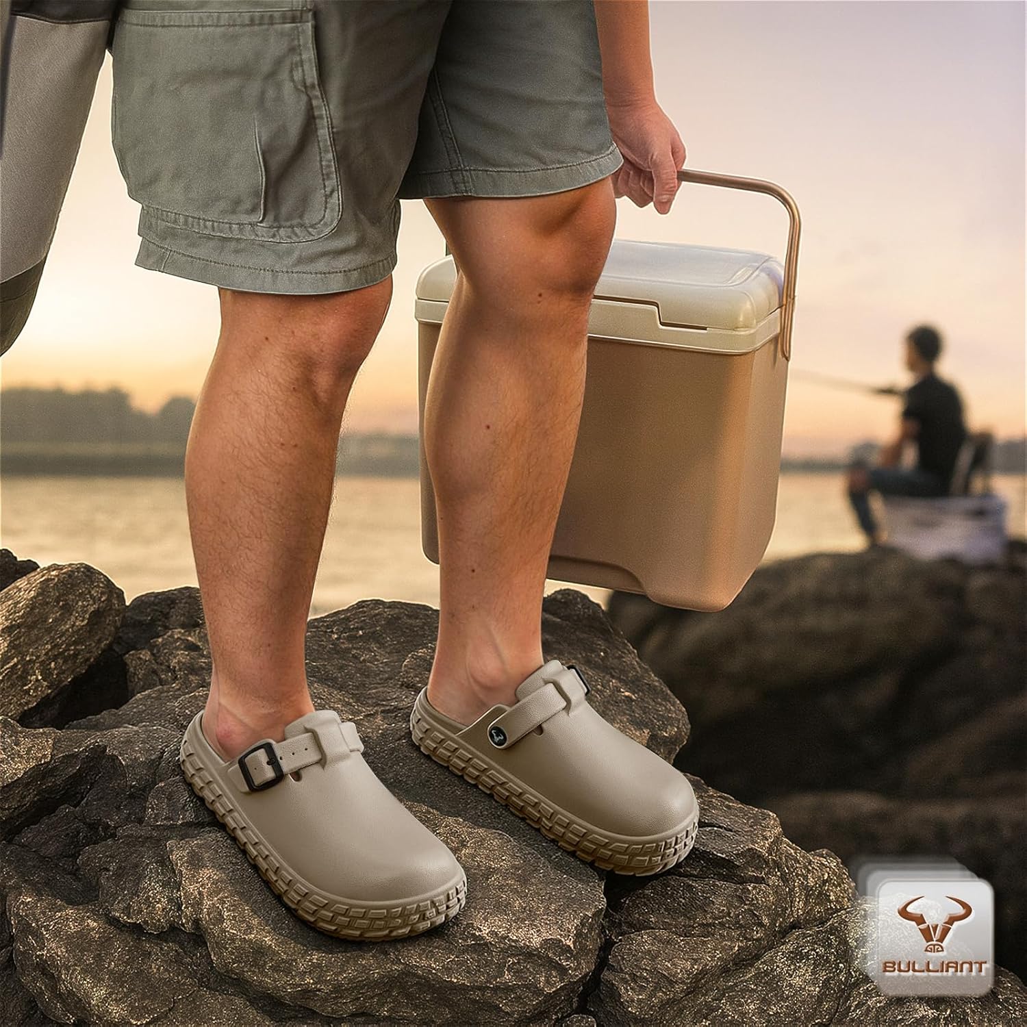 BULLIANT Women Clogs,Comfortable Mules Sandals Unisex Cushioned Support EVA Lightweight Slip-Resist Adjustable Fit - Image 6