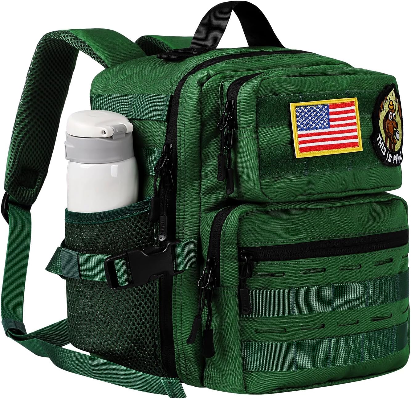 9L Mini Tactical Backpack for Men Women,Small Military Tactical Backpack for Sport,Gym,Hiking,Travel,Camping (Army Green)