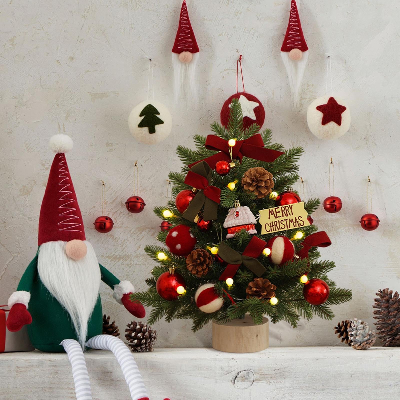Mini Albero Di Natale Con E Pigne