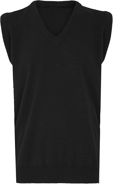Missmister Mens Sweater Vest | Plain 