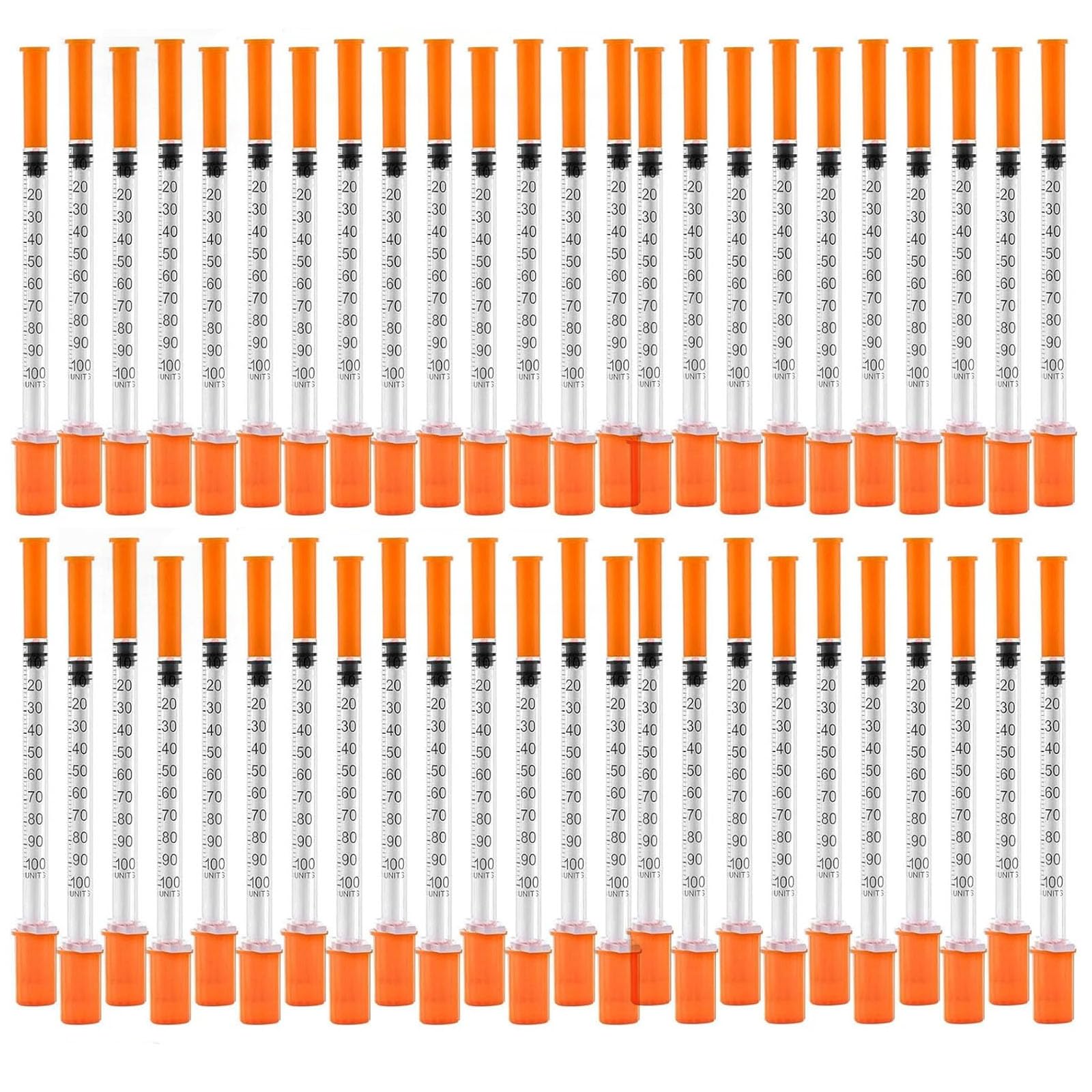 Lot de 100 outils de mesure et de distribution polyvalents 1 ml 31 g 8 mm – Échelle claire, étanche, emballée individuellement pour laboratoire et bricolage