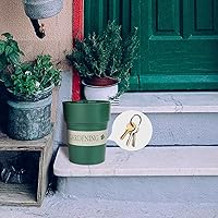 Vista 24 de Maceta con compartimento oculto seguro y secreto, ocultador de llaves secretas, oculta una caja fuerte secreta para llaves (negro 2)