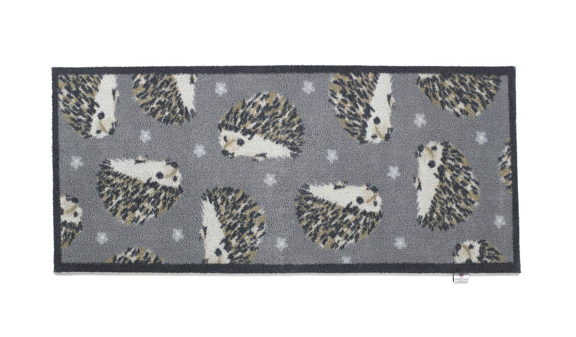 HUG RUG Runner - Hedgehog 1 - Indoor Highly Absorbent Barrier Mat - Size: 65x150cm