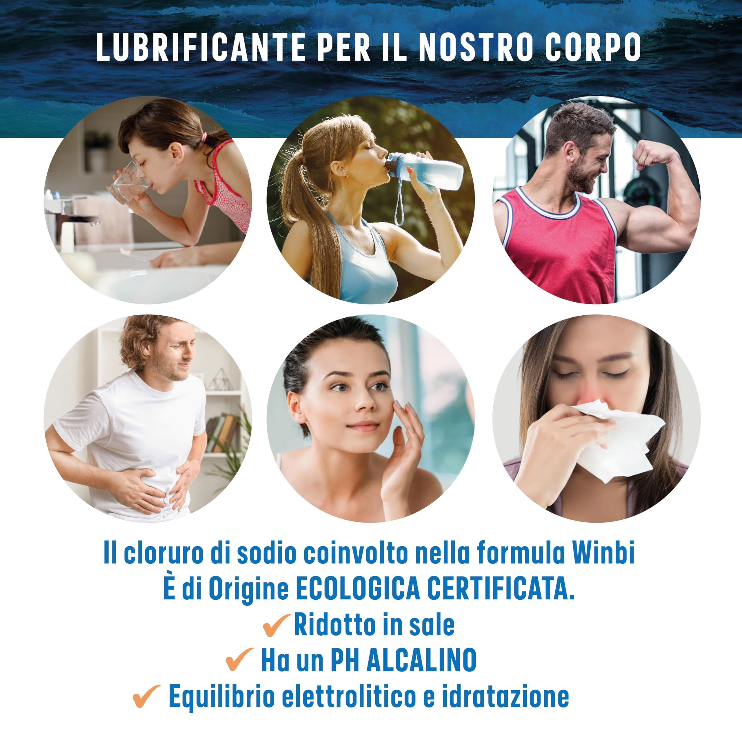 100 LITRI Di Acqua Di Mare Winbi Da Bere. Molteplici Benefici Per il Corpo. Acqua Marina ad Alto Contenuto di Magnesio, Potassio e Calcio. Nessuna Sostanza Nociva (1000Gr)