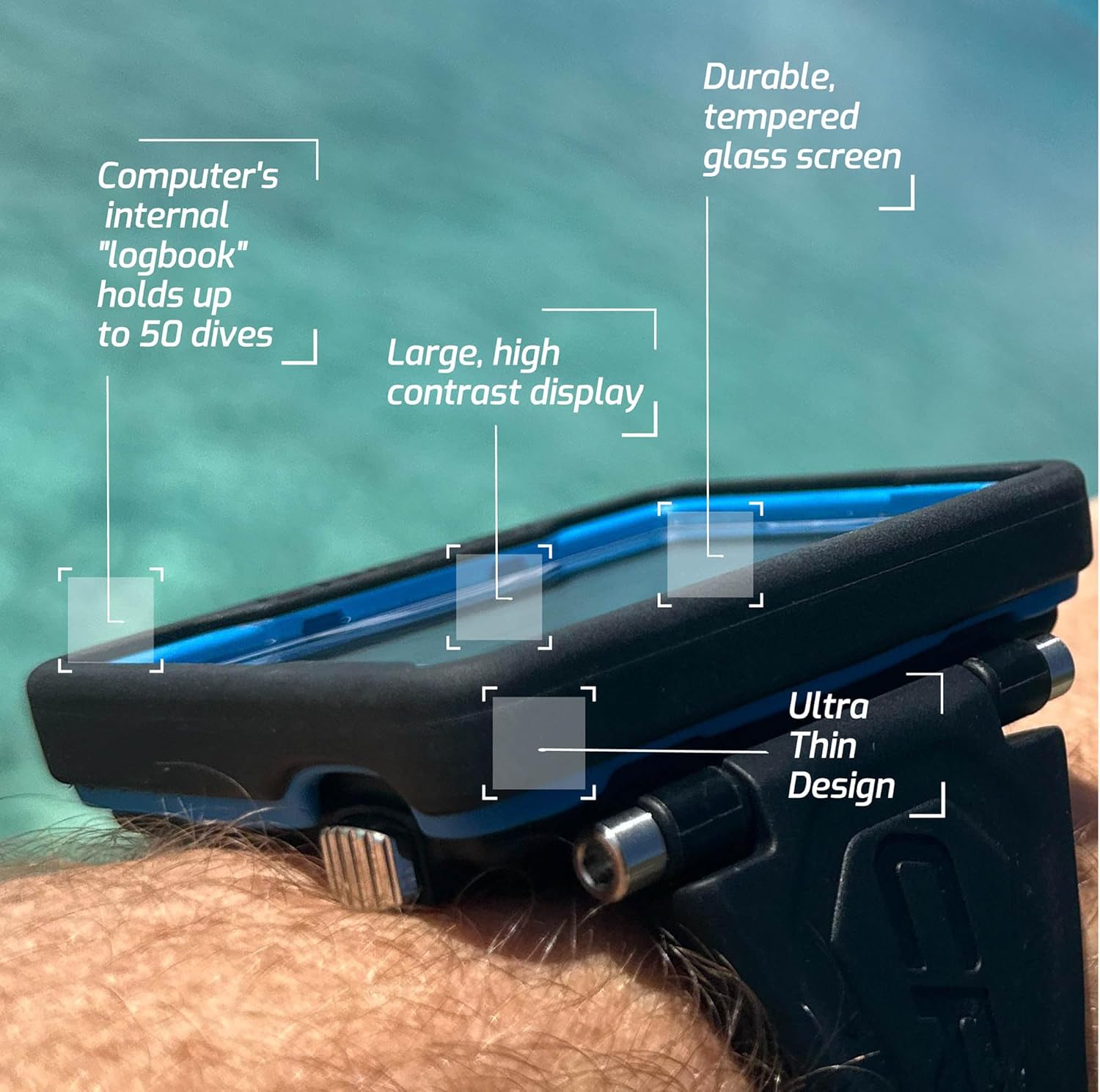 Cressi Scuba Dive Computer, Digital Compass, 3 Dive Modes, Wide Screen, Easy-to-Read Display - Raffaello: Made in Italy