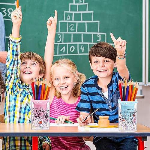 Miniatura 7 de Outus 4 organizadores de escritorio de regalo de agradecimiento para profesores, soportes acrílicos de burbujas, bonitos regalos de agradecimiento