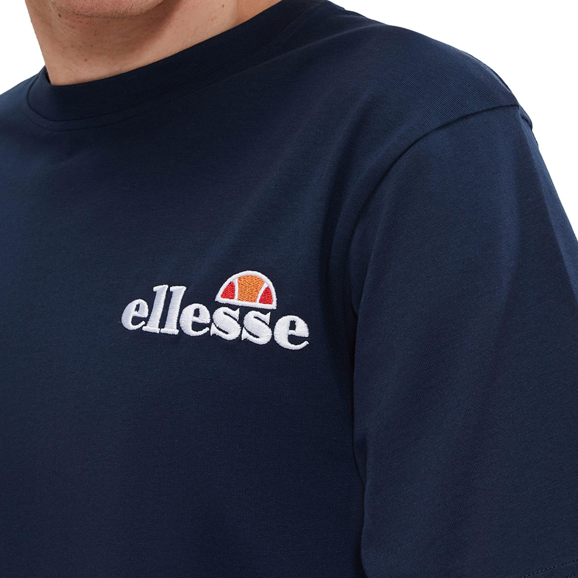 Ellesse Herren Voodoo T-Shirt, Kurzarm, Einfarbig, | Rundhals, Regular Geschnitten, Marken