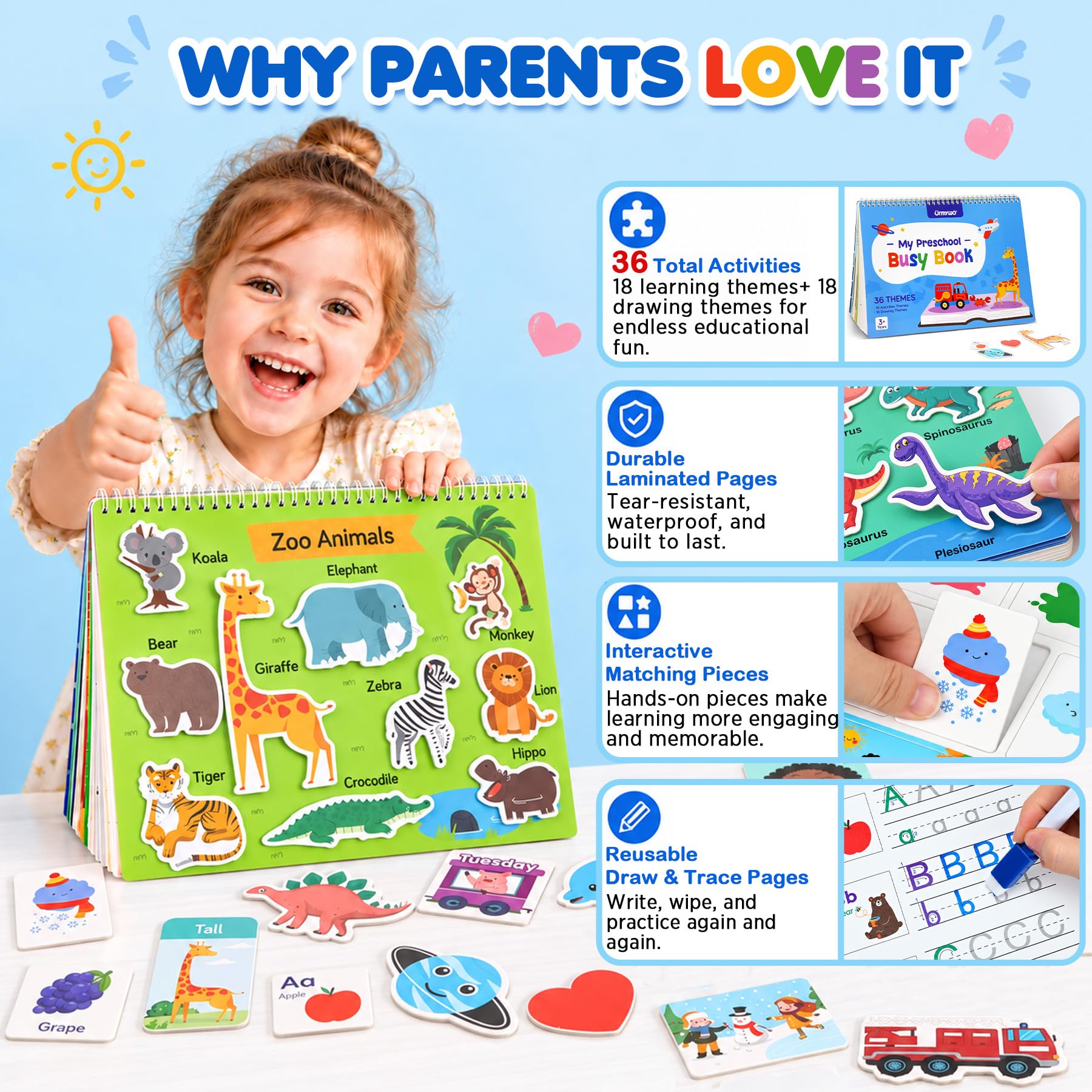 Busy Book for Preschool - Screen Free Learning -5