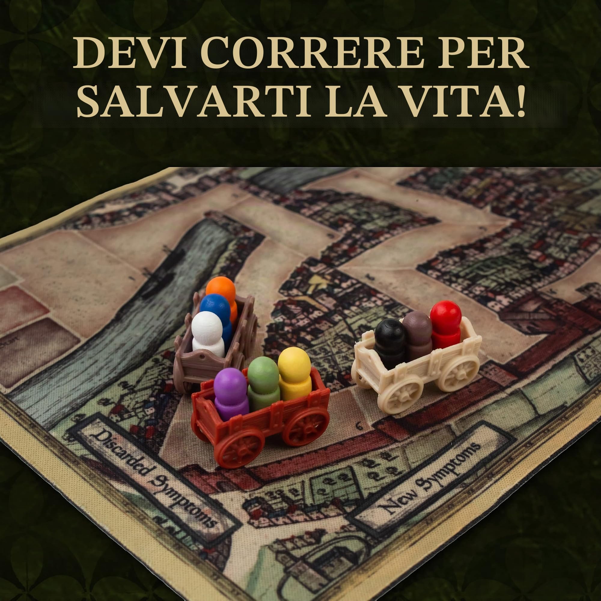 Facade Dark Cites Series Gioco da tavolo di strategia, inganno e fortuna, gioco di carte per adolescenti, adulti e famiglia, Bristol 1350