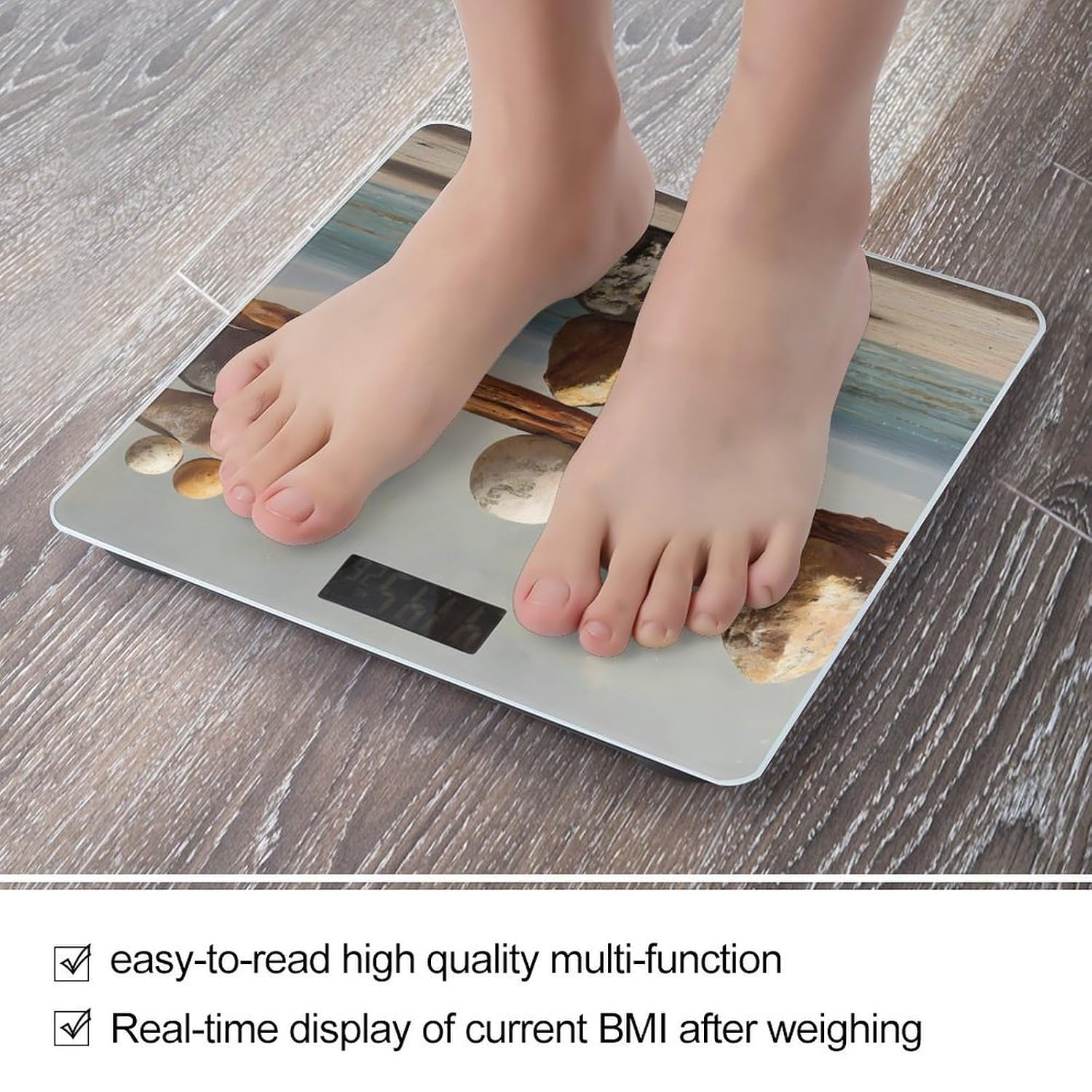 Balance Balancing Digital Body Weight Scale LCD Backlight Display for Bathroom Gym