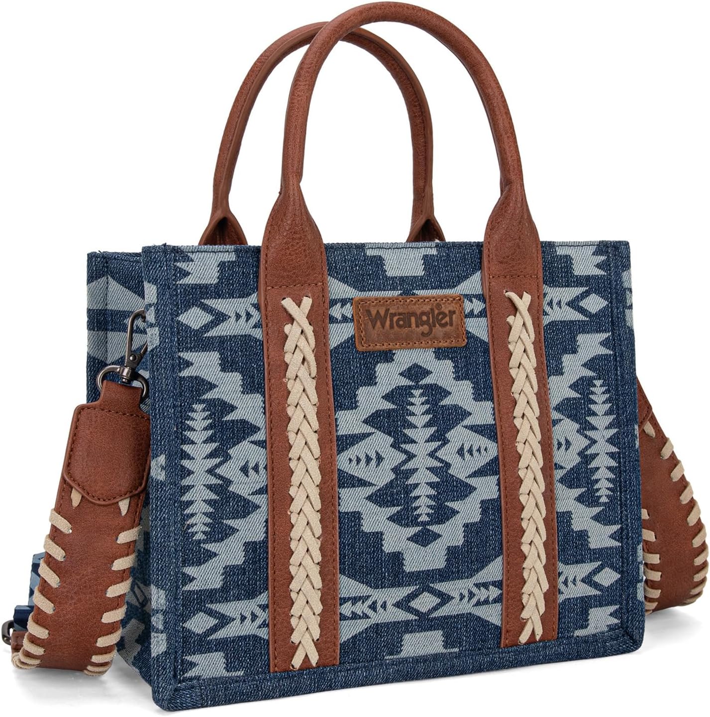 Montana West Wrangler Aztec Tote Bag for Women Western Top Handle Handbags and Purses - Image 5
