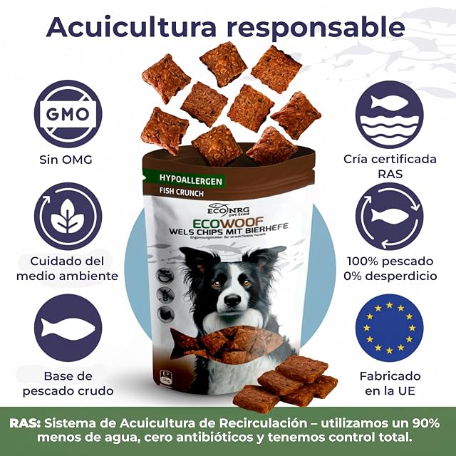 Foto 4 de 8 de Eco Woof Chips de Pescado