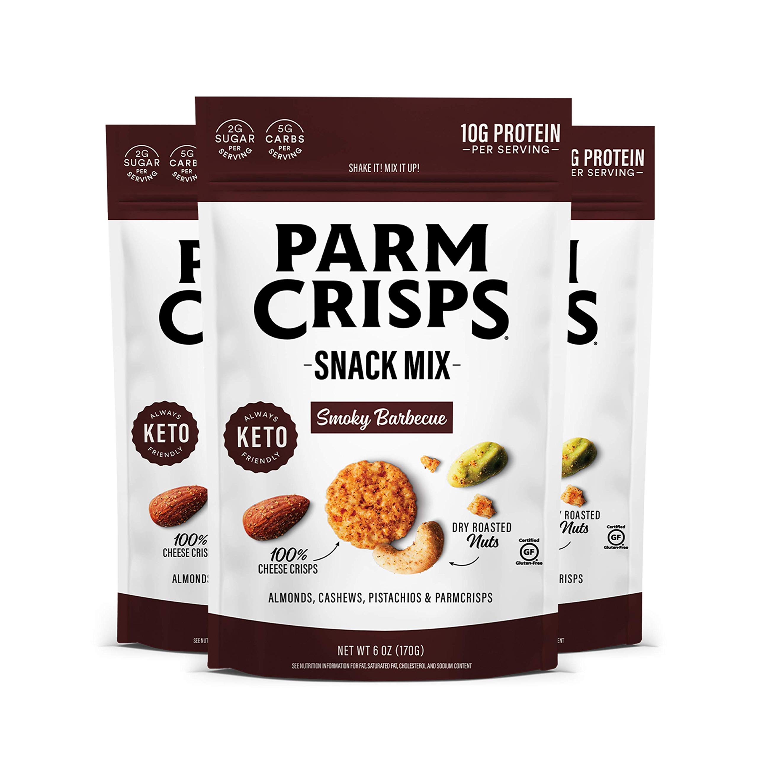 Buy ParmCrisps Snack Mix Smoky Barbeque Cheese Parm Crisps and Nuts