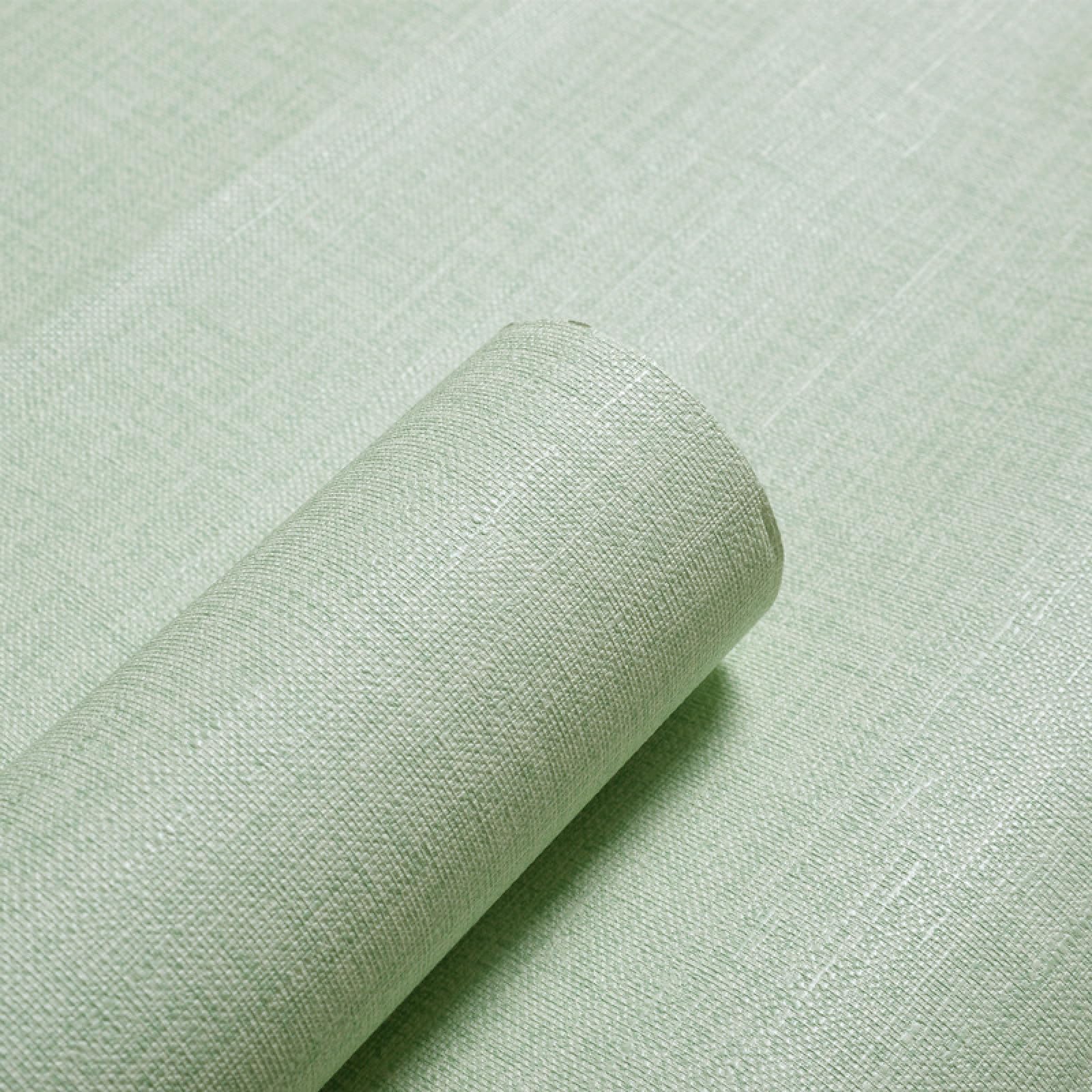 Samoprzylepny papier ścienny 40 x 500 cm jasnozielona tekstura tapeta ścienna wodoodporna łatwa w instalacji do sypialni łazienki kuchni salonu meble dekoracja