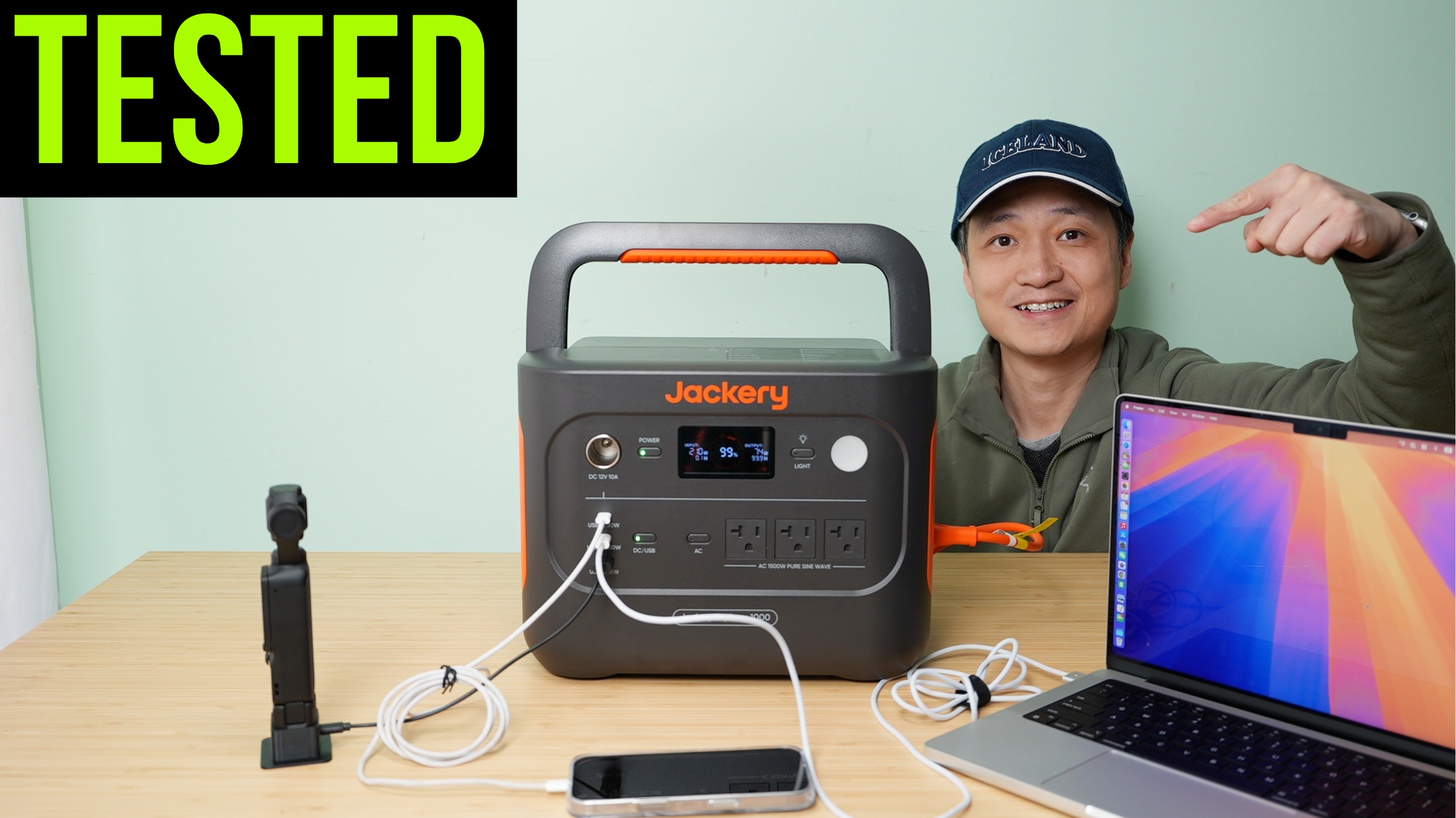 Watch Great power backup source, Jackery E1000 v2 review on Amazon 
