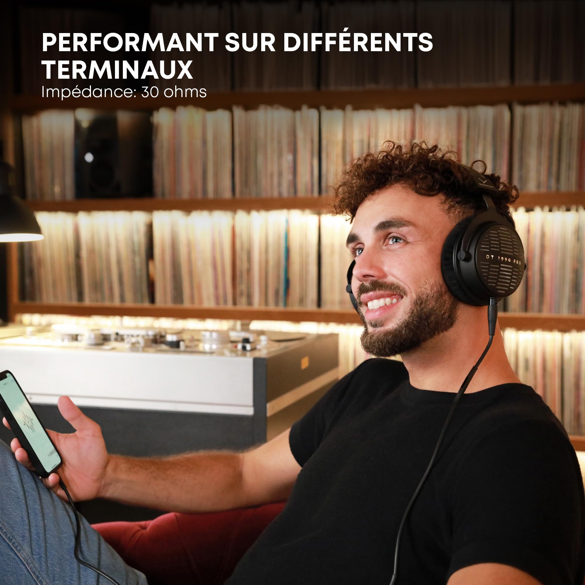 beyerdynamic Casque de Studio Premium Tesla DT 1990 Pro MKII pour Le mixage, Le Mastering et l’Editing (Ouvert)
