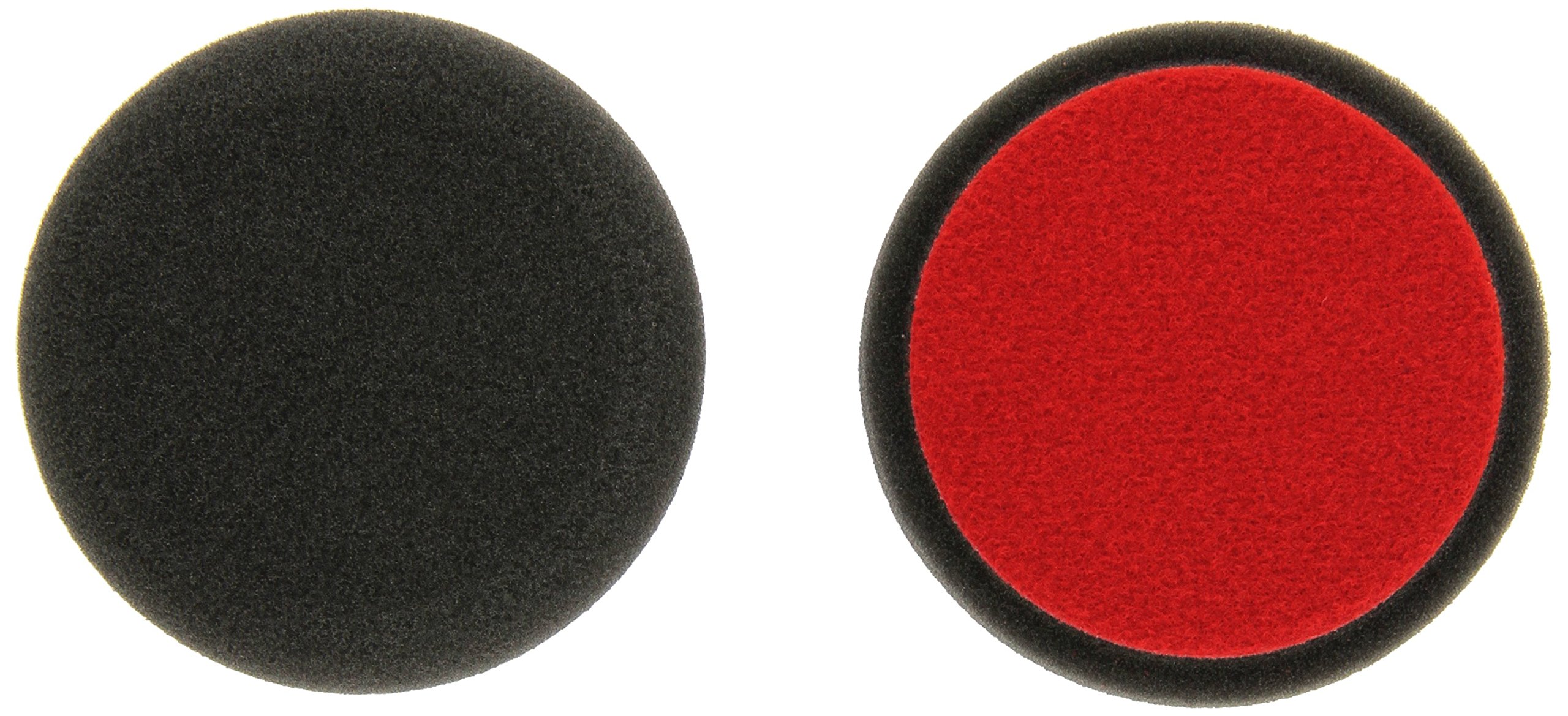 ALCLEAR 558030F_2 558030F Finish Pad Against Holograms, Car Polishing Sponges, Diameter: 80 x 25 mm, Anthracite, Set of 2, Polishing Pad Polishing Pad Sponge Polishing Foam for Polishing Machine