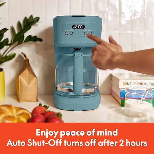 Miniatura 6 de bella 12 Cup Programmable Coffee Marker, Reusable Dishwasher Safe Accessories, Easy LCD diaply, Auto Shutoff, 900 watt, Surf