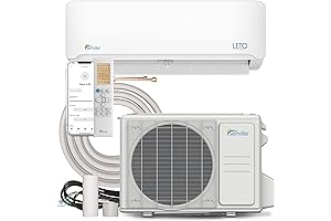 LETO Series Mini Split AC/Heating System with Alexa Compatibility