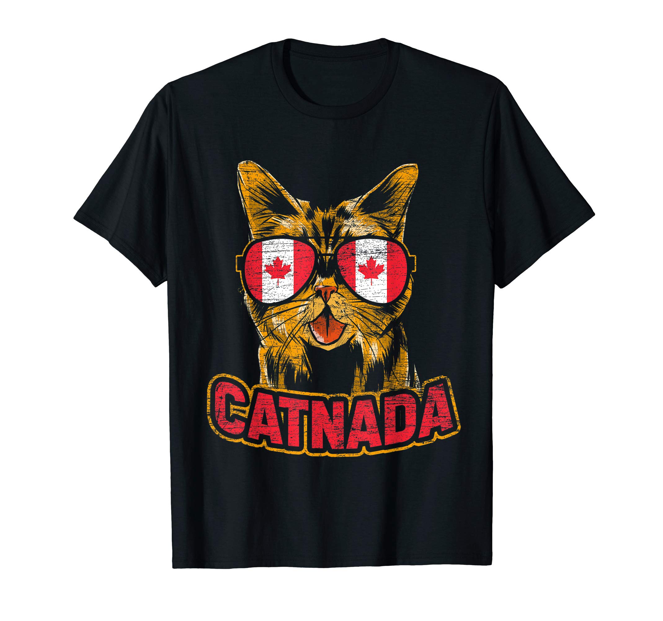 Canada Tee & Maple Leaf Gift IdeaCatnada Canadian Cat Animal Canada Day Canada T-Shirt