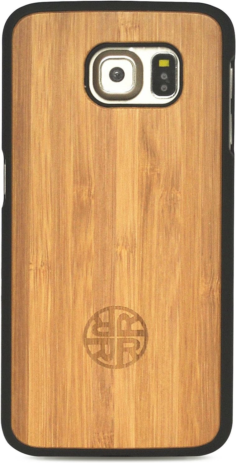 Natural Bamboo Wood Case - Compatible with Samsung Galaxy S7 - Eco-Friendly Design with Extra Bumper Protection by Reveal (Bamboo)