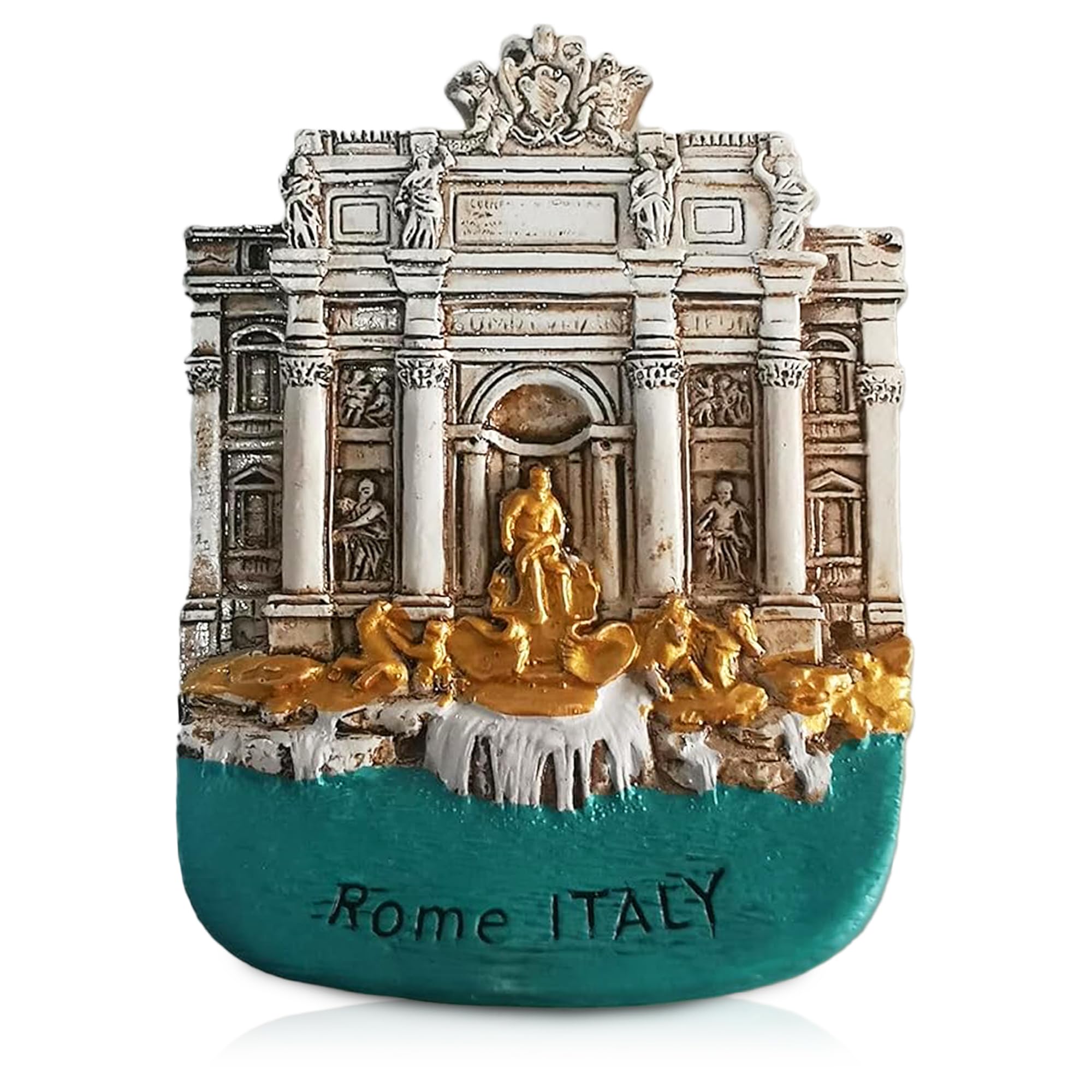 Rome Italy Trevi Fountain Fridge Magnet Detailed Souvenir Magnet 3D Travel Memorabilia Design B