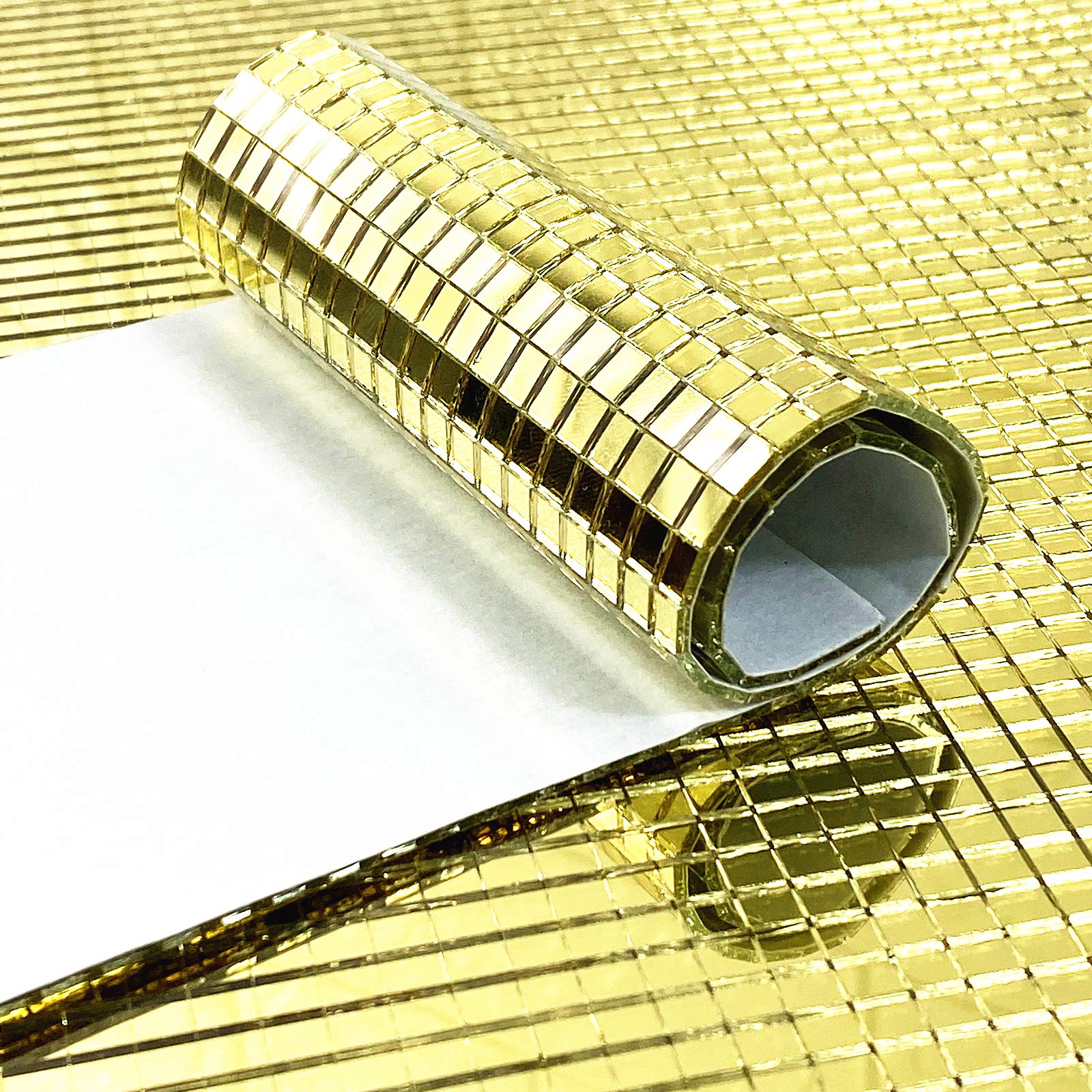 6400 stuks spiegelmozaïek 5x5 mm zelfklevend voor DIY decoratie