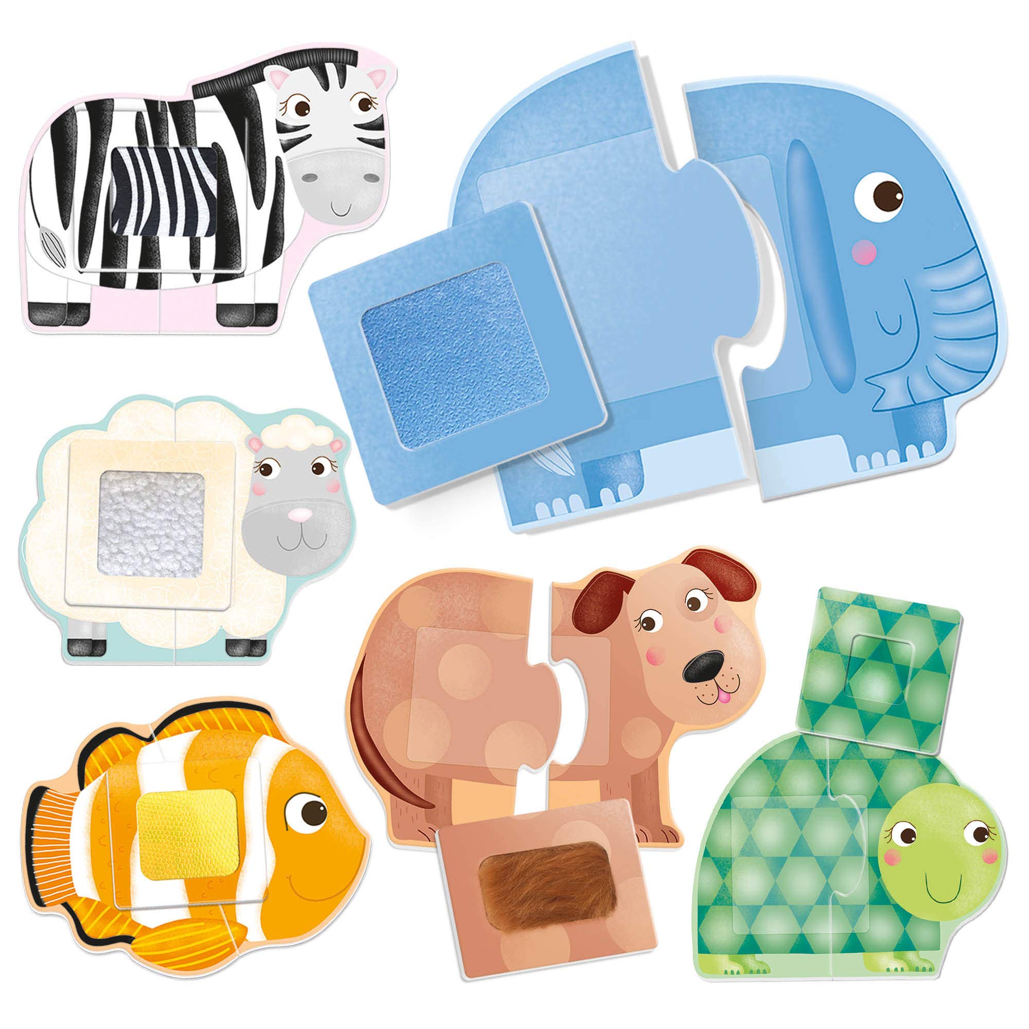 Headu - Tactile Animals Montessori, Educational Toys, Kids Puzzle, Large Shaped Tactile Puzzles, Kids Jigsaw Puzzles, Learning Games - Image 2