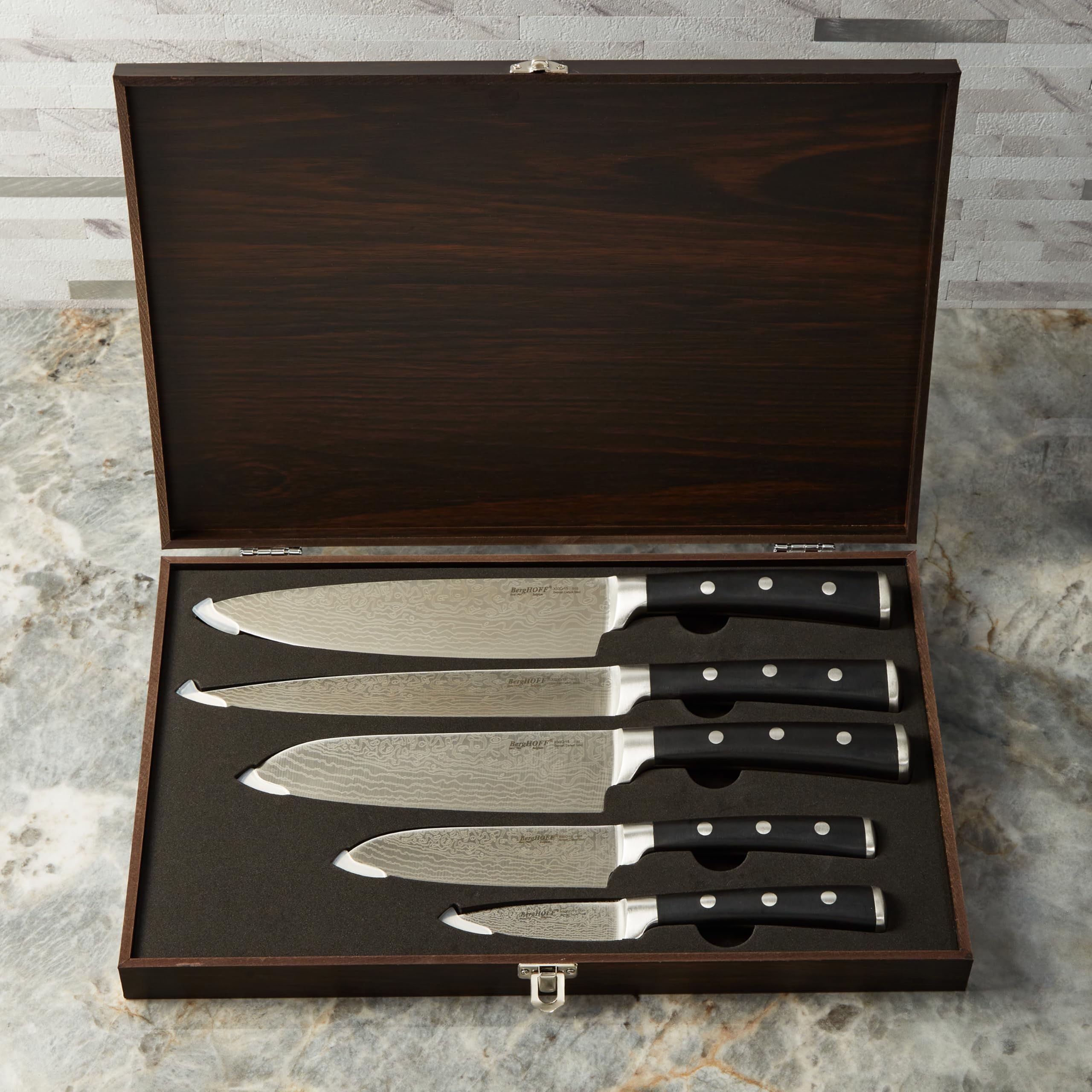 アゲートスライス(Black color)45枚セット Amazon.com: Berghoff Antigua 5Pc Knives With Case German Steel